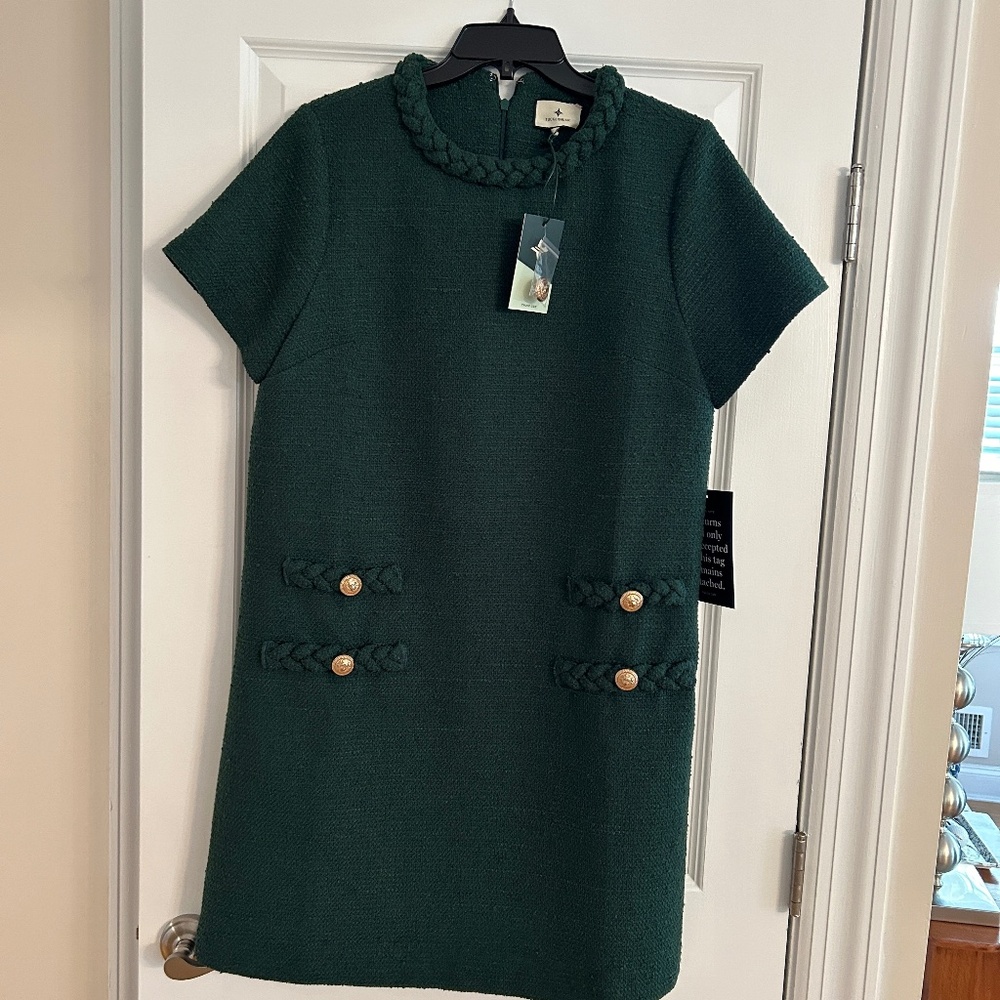 Tuckernuck NWT Jackie Dress in Hunter Green Size XL